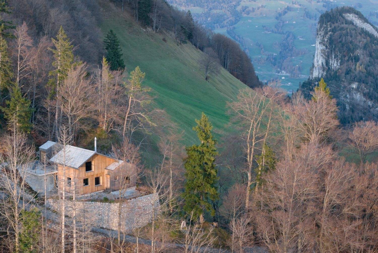 Swiss Alpine Cabin Reconstruction